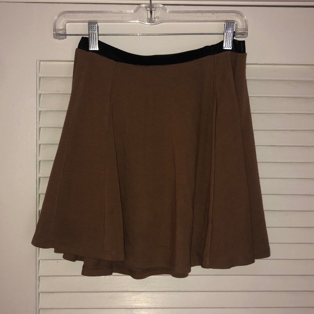 Tan skater skirt